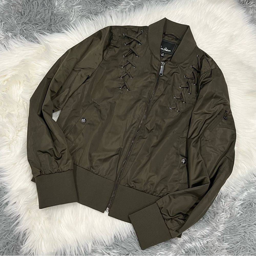 Sam Edelman Army Green Bomber Jacket